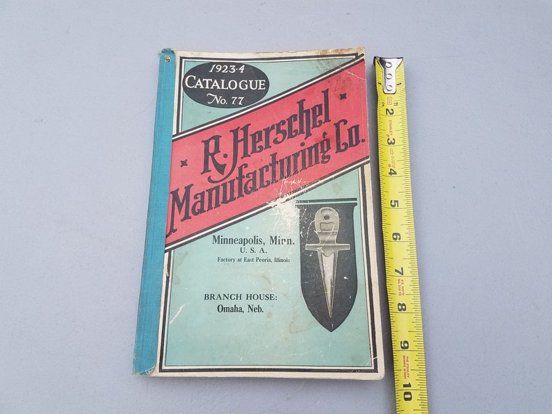 Vintage R Herschel Manufacturing Co Farm Tools Hardware Catalog 192324