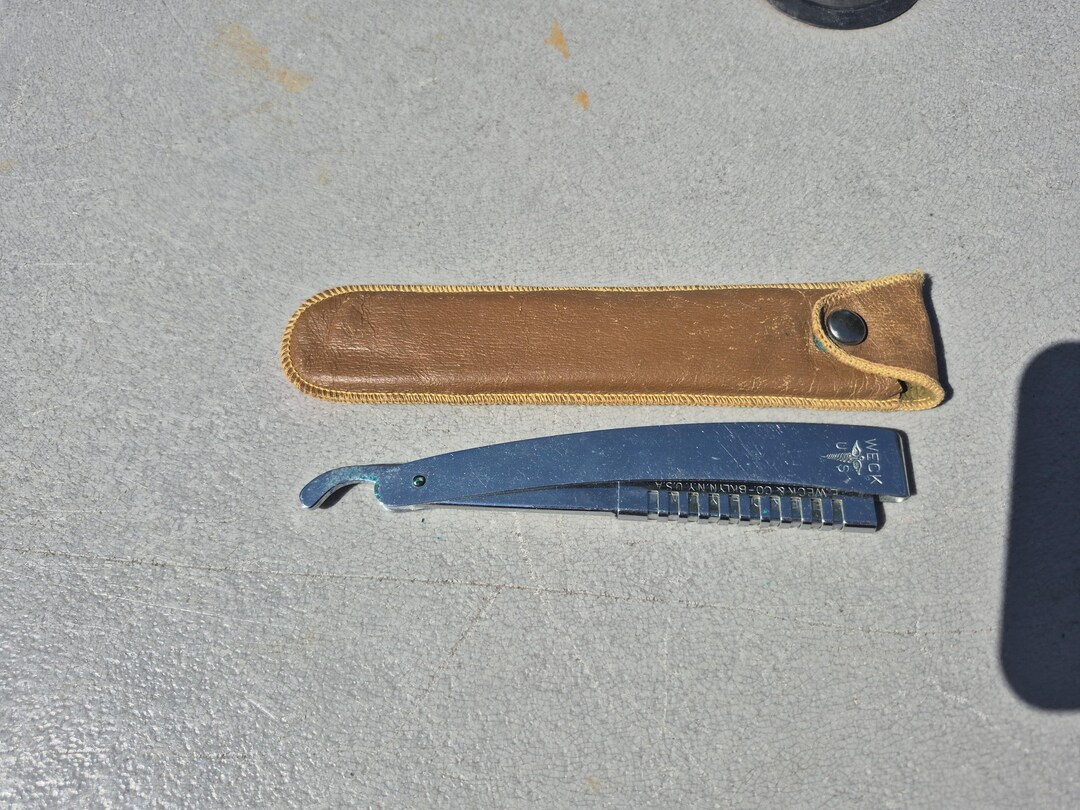 Vintage U.S. Military Army Navy Air Force Marines Weck Straight Razor W ...