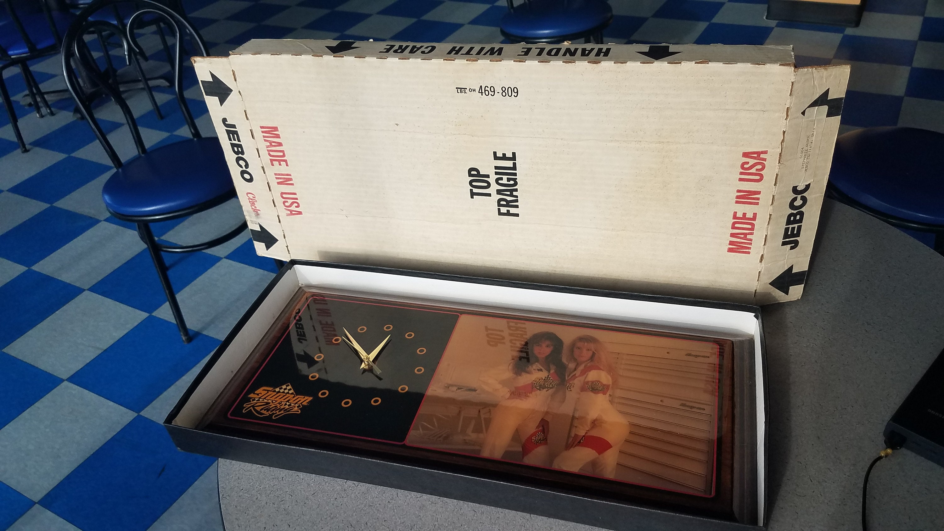 NOS New Large 1980s Snap on Snapon Tools Model Pinup Girls Indy