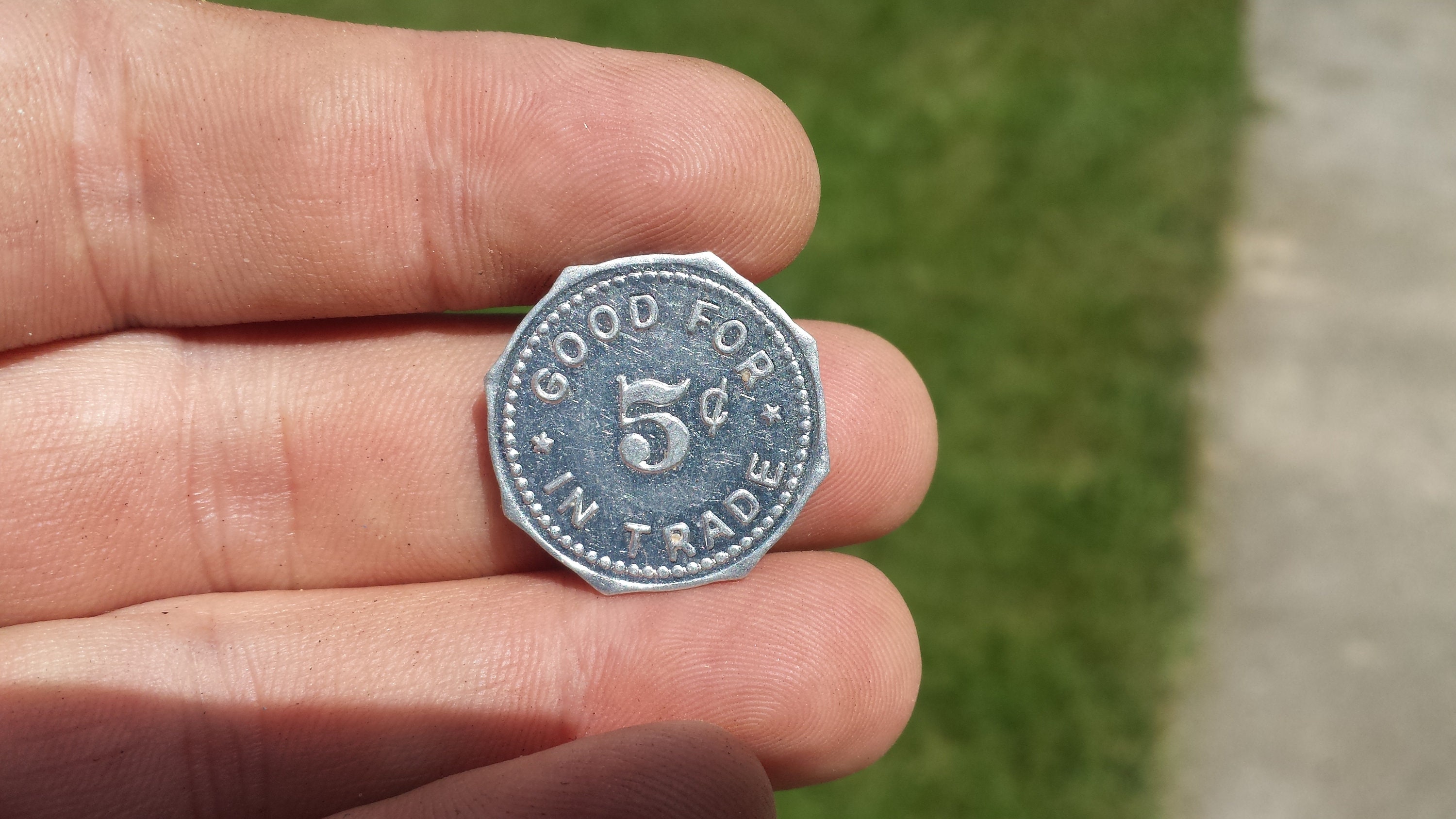 5 Five Cent Erickson Bros. Token Beer Tavern Bar Rosholt South Etsy