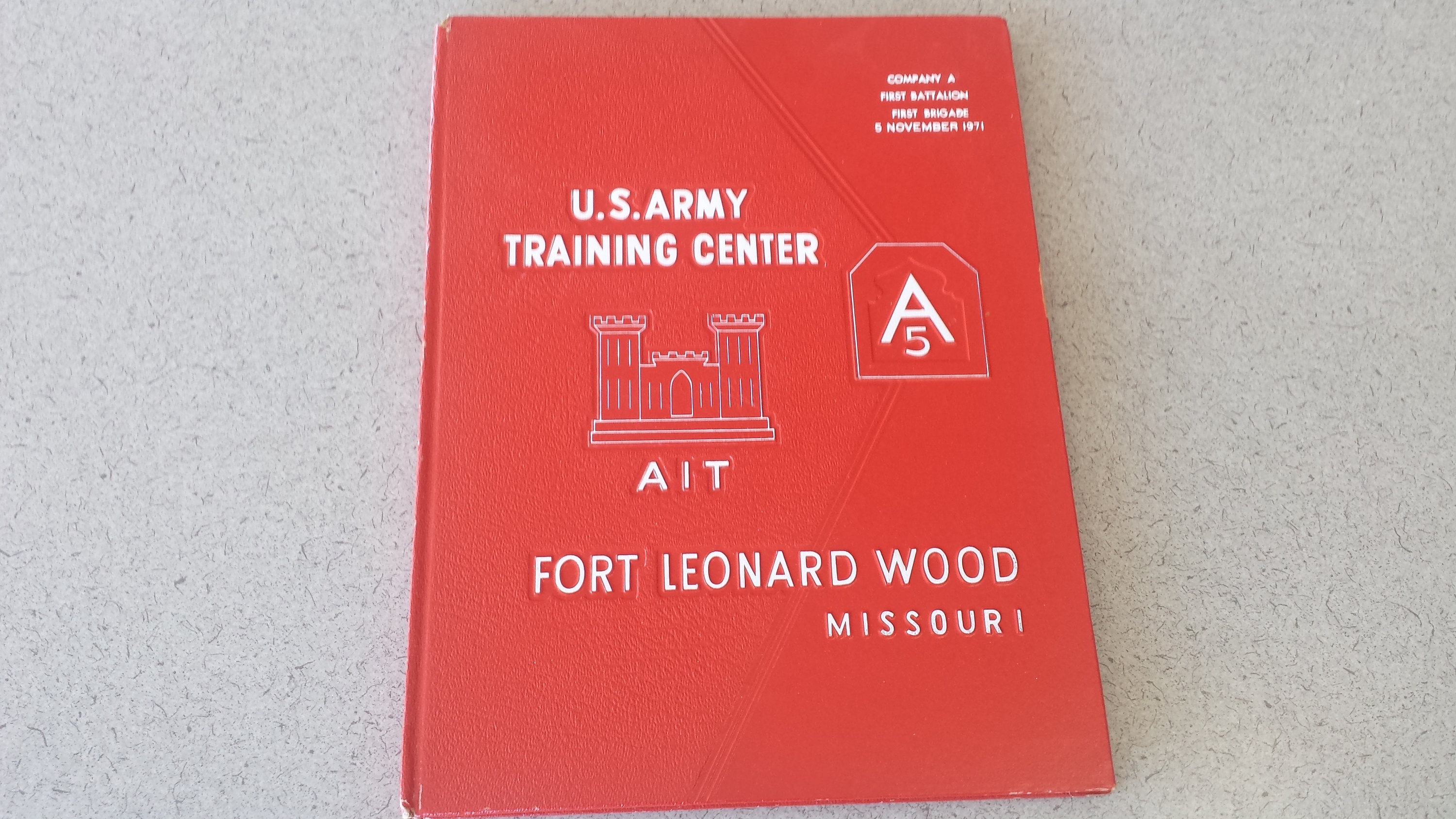 Army Yearbook Fort Leonard Wood Company A 1st Battalion 1st Brigade Dec