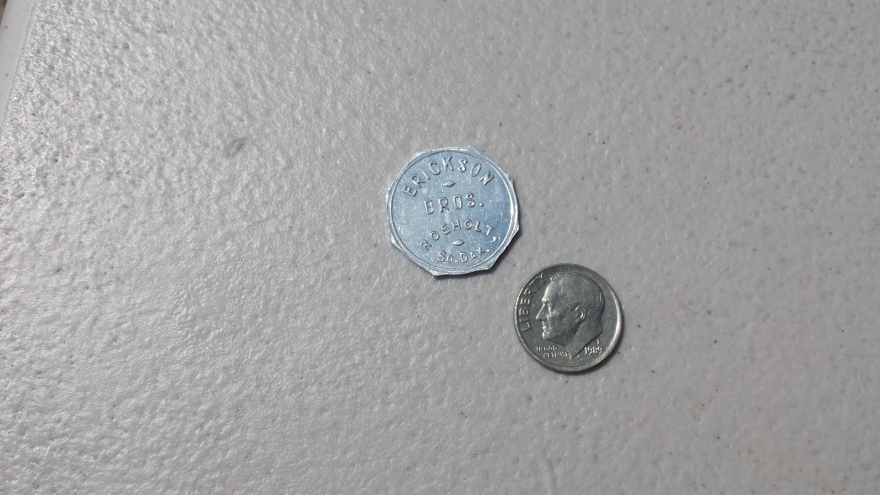 5 Five Cent Erickson Bros. Token Beer Tavern Bar Rosholt South Etsy