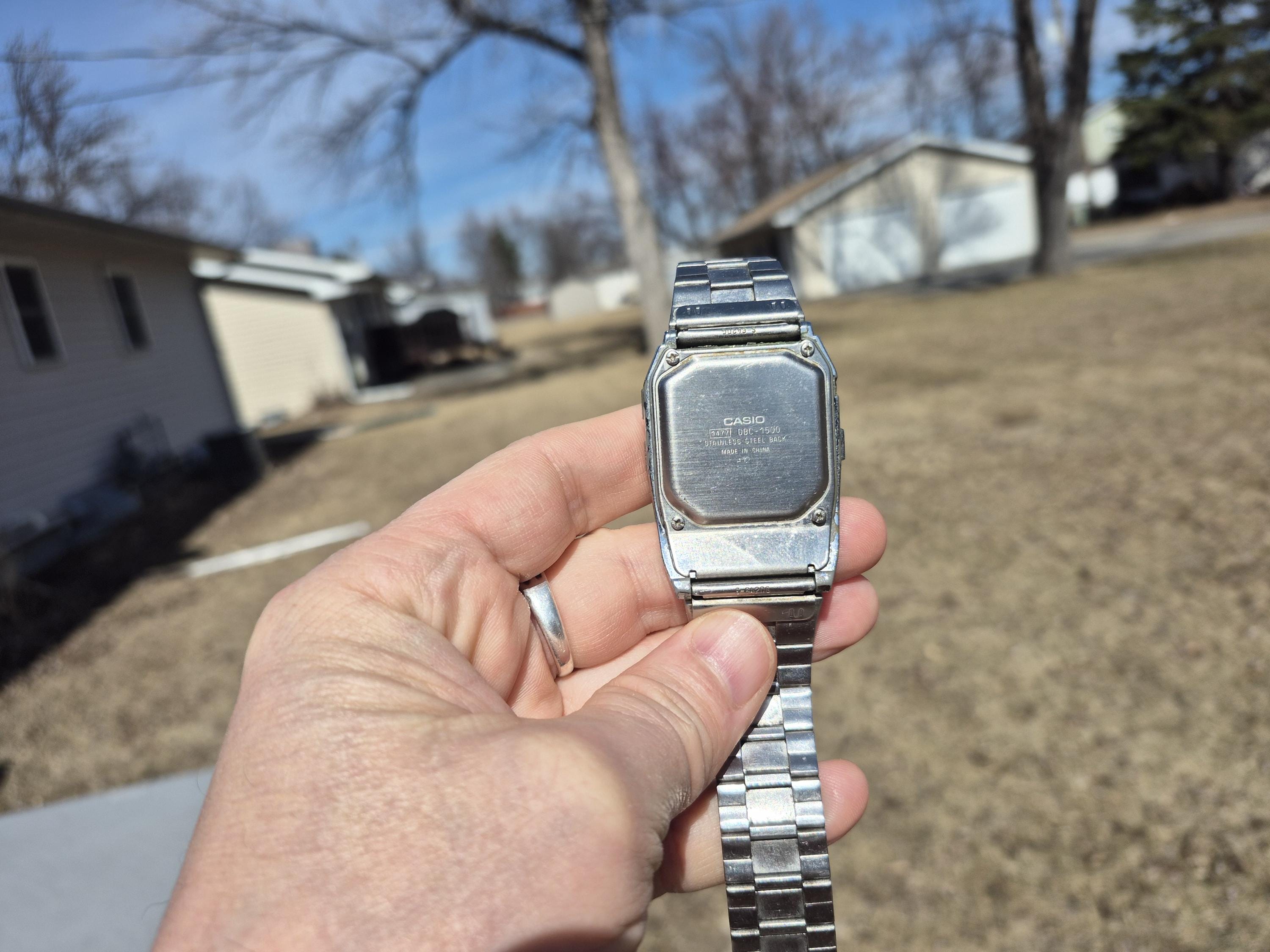 Men's Vintage Digital Calculator-watch Casio Illuminator