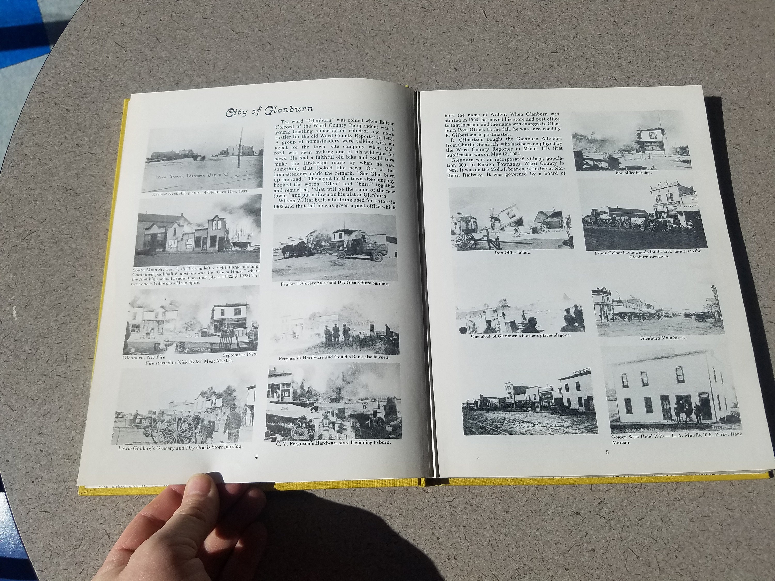 Glenburn North Dakota Reville County History Book 1904 1979 Etsy.de