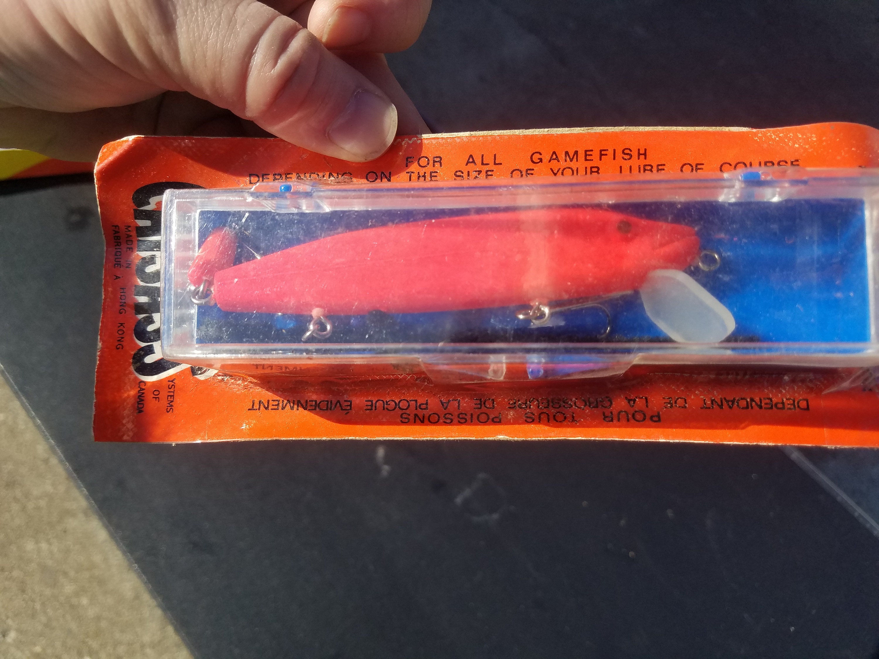 Unique Rare 1970'S New Vtg CATSAS-S System of Canada Fishing Lure Opens up  Bait Goes Inside 