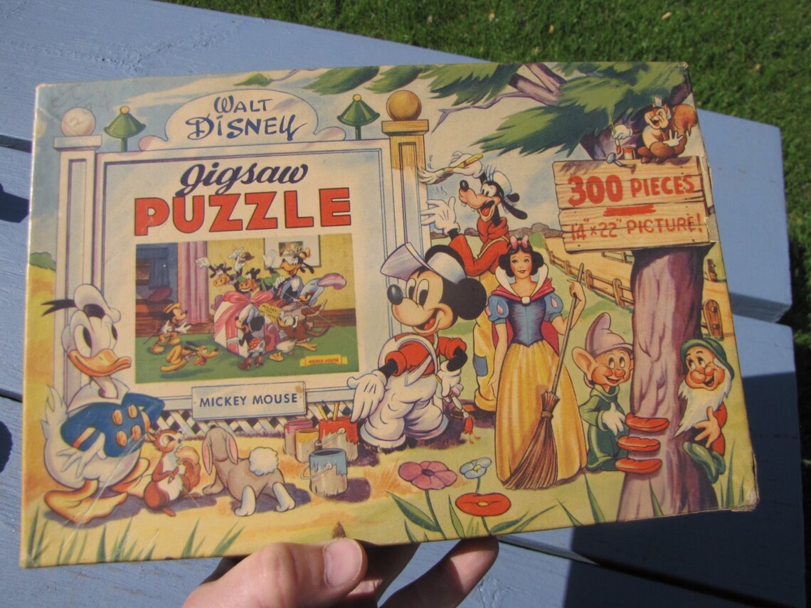 Vintage Walt Disney Jigsaw 300 Piece Puzzle Series No. 2 Etsy