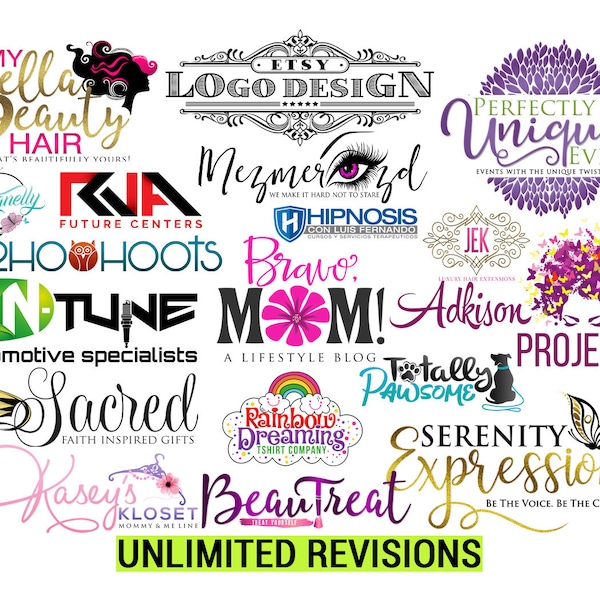 Custom Logo Design, Elegant Business Branding