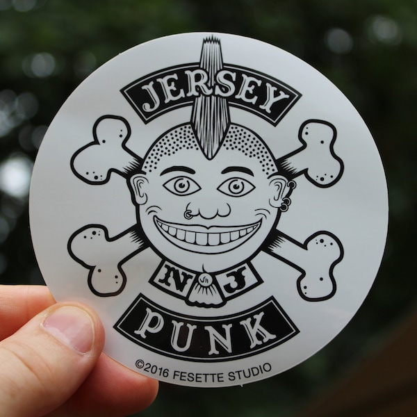 Tillie Jersey Punk Sticker