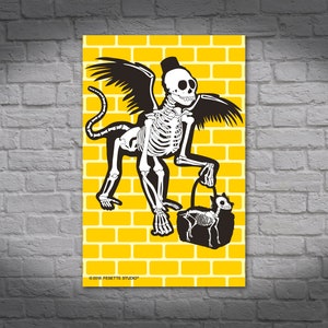 Wizard of Oz Flying Monkey Poster