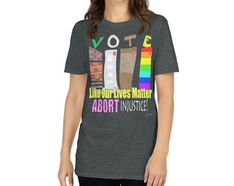 ROCK THE VOTE, Pro Choice, Lives Matter, Women's right to choose,  T-Shirt