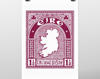 Ireland Stamp One & Half Pence