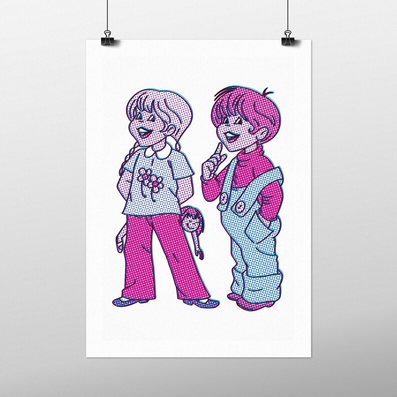 Halftone Ann /& Barry
