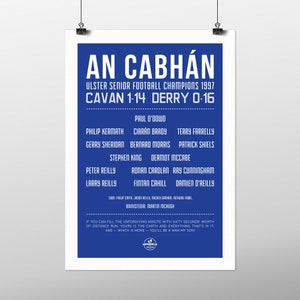 Cavan - Ulster Senior Football Champions 1997