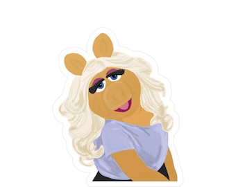 Miss Piggy Vinyl Aufkleber