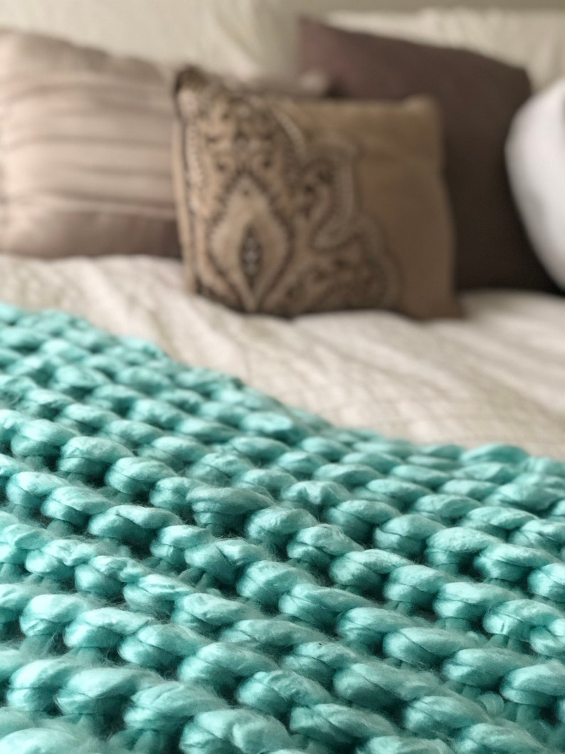 I AM Walking in My Purpose Bed Runner Super Chunky Blanket Etsy