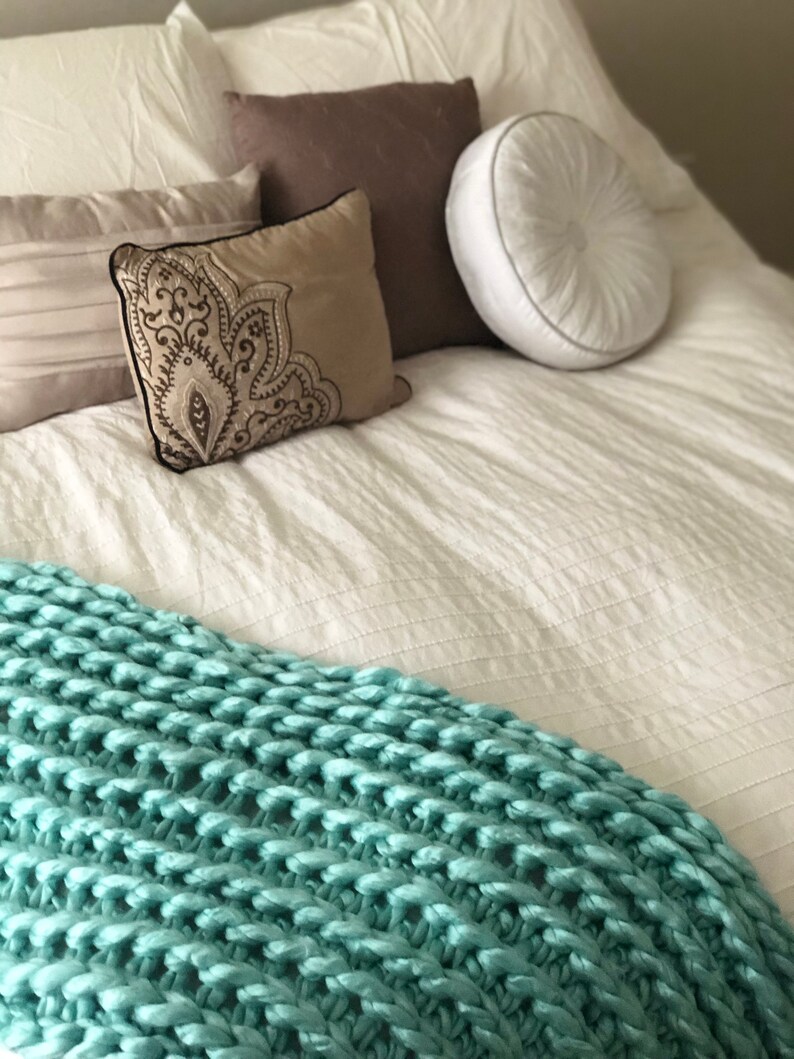 I AM Walking in My Purpose Bed Runner Super Chunky Blanket Etsy