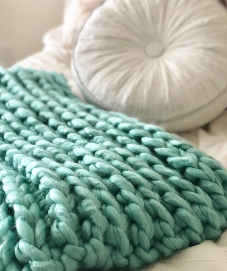 I AM Walking in My Purpose Bed Runner Super Chunky Blanket Etsy