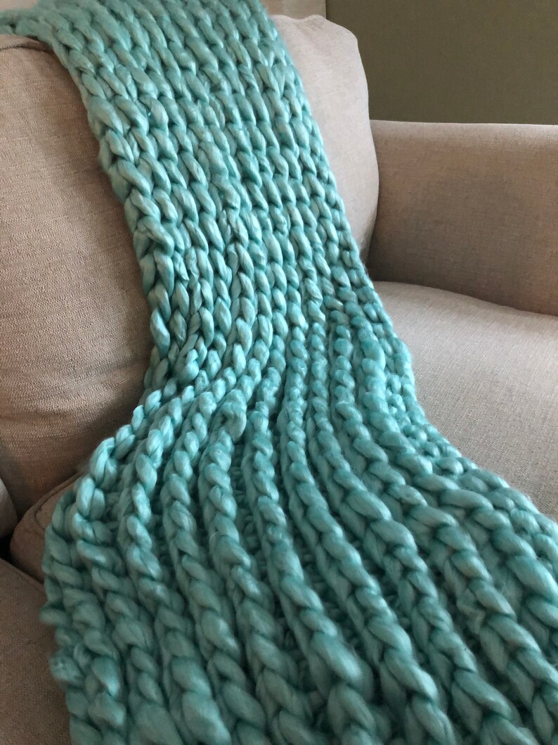 I AM Walking in My Purpose Bed Runner Super Chunky Blanket Etsy