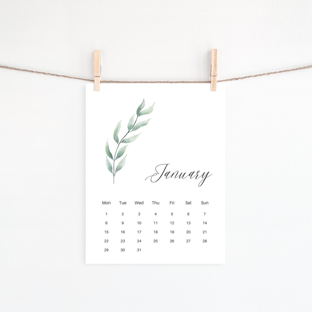 printable-calendar-2024-digital-minimal-greenery-8-5x11-etsy