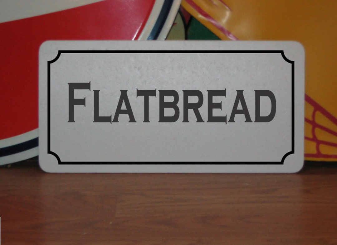 Flatbread METAL SIGN Restaurant Kitchen - Etsy