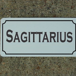 Sagittarius Metal Sign Zodiac Star Constellation