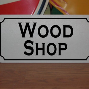 WOOD SHOP... Metalen bord voor boerderij Ranch of keuken Decor Man Cave Thuis Bar Slaapkamer Achtertuin