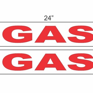2-6x24 Gas Schilder Straße Straße Yard Corner