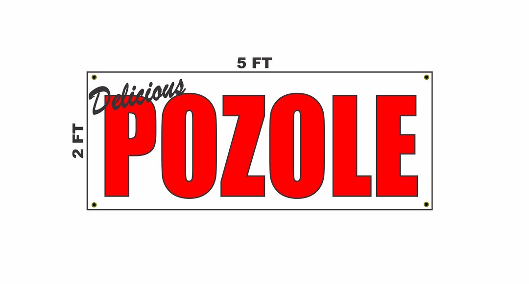 Pozole Banner Sign - Etsy