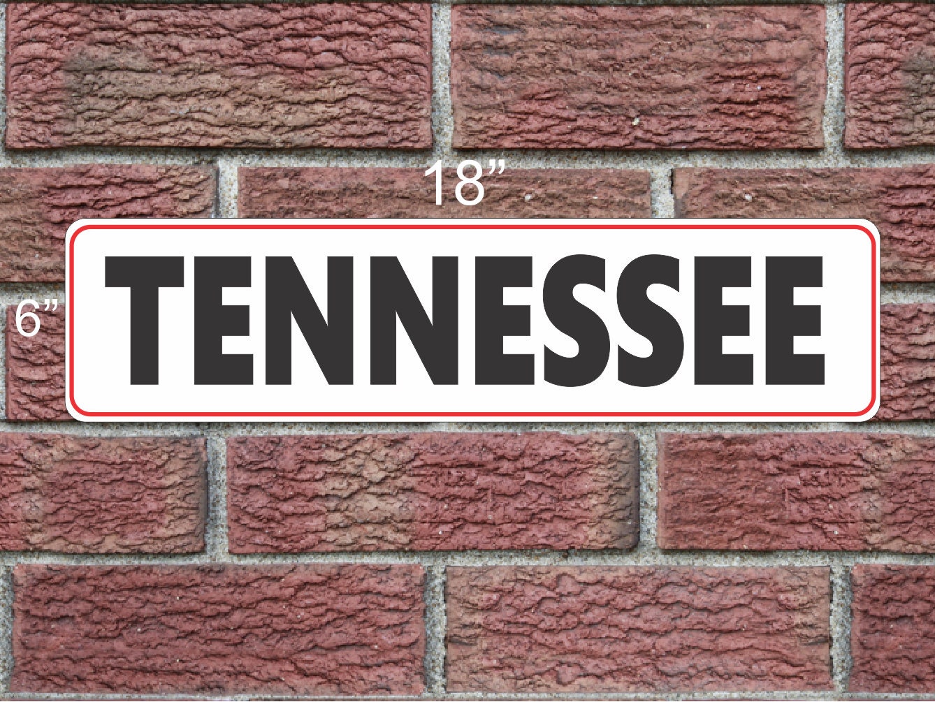 Tenessee Sign TENNESSEE Metal Sign - Etsy