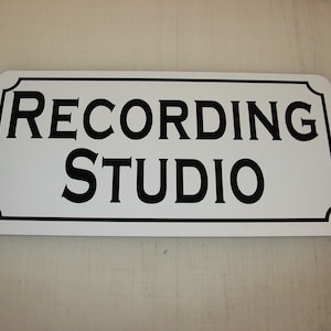RECORDING STUDIO Retro Vintage Design Metal Sign 6