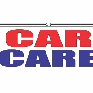 Auto-Pflege-Banner-Schild