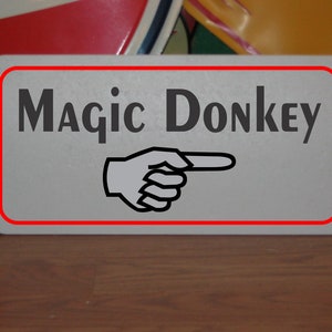 Magic Donkey Metal Sign