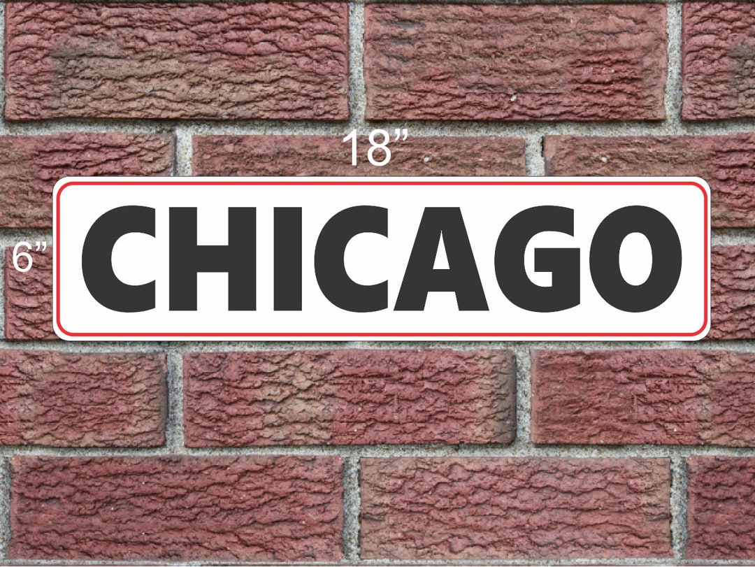 Hicago Sign CHICAGO Metal Sign - Etsy