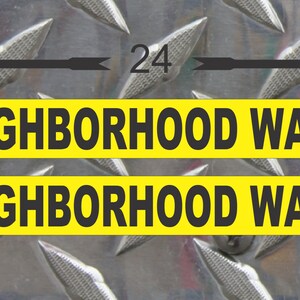 Neighborhood Watch Badge - Etsy