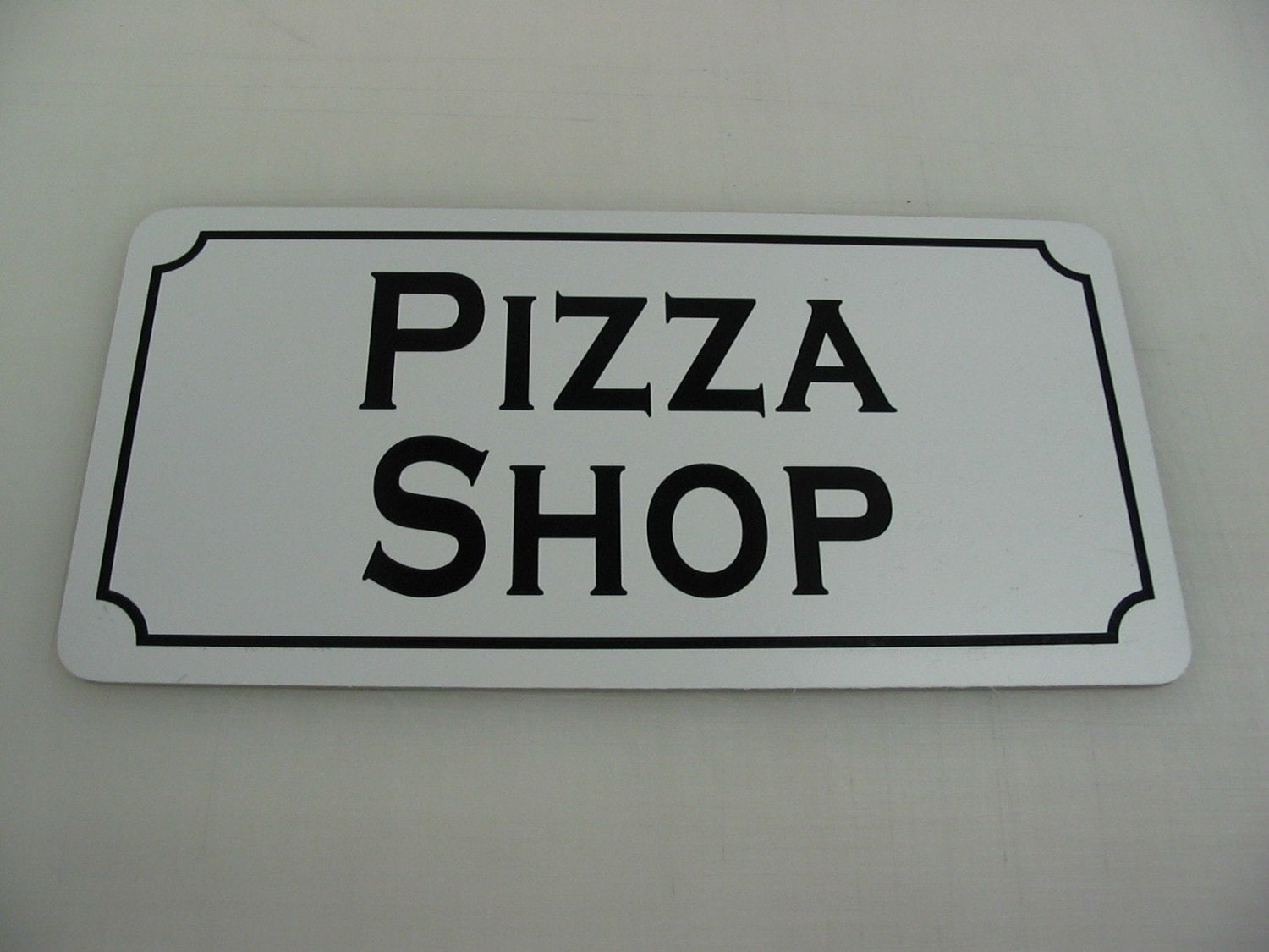PIZZA SHOP Vintage Metal Sign for Italian Restaurant Kitchen Decor Etsy