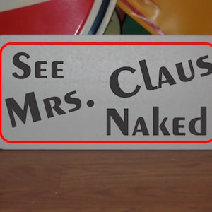 Naked Santa and Mrs Claus Ornaments - Etsy