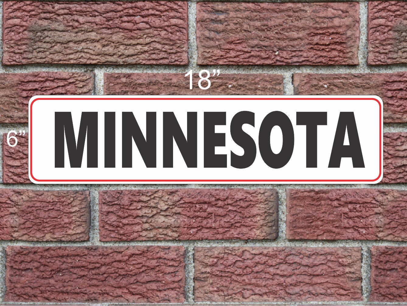 Mesota Sign MINNESOTA Metal Sign - Etsy