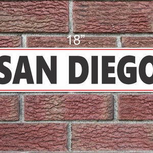 SAN DIEGO Metal Sign