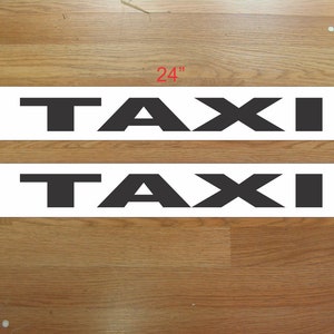 TAXI Magnetic Signs to fit Car, Tow Truck, Van Suv Us Dot Approved Size