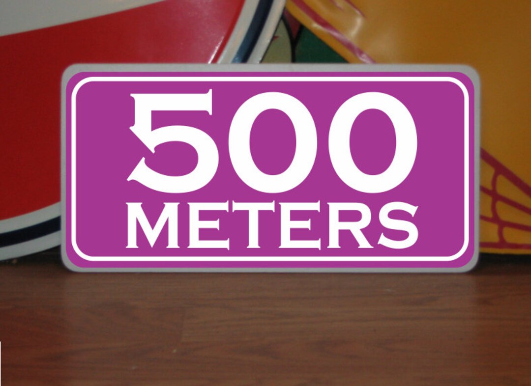 500 Meters Marker Metal Sign for Golf Course or Driving Range - Etsy