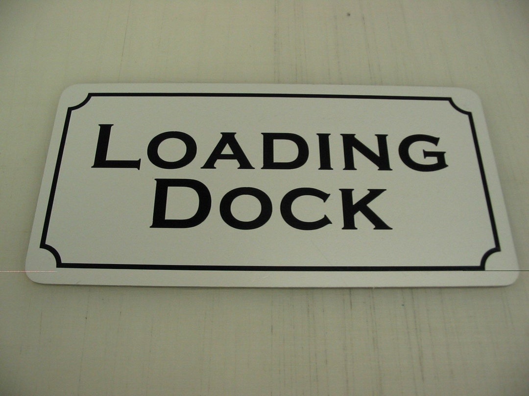 LOADING DOCK Metal Sign - Etsy