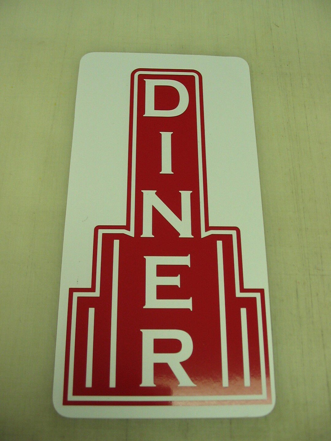 Art Deco DINER... Metal Sign for Farm Ranch or Kitchen Decor - Etsy