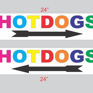 2-6x24 Multi Color BOBA TEA with Arrow Directional Signs Street Road Corner