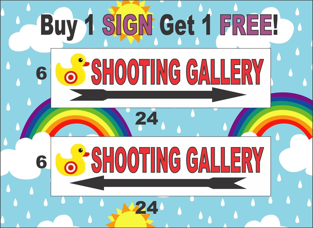 2-6x24 Massage Directional Arrow Sign - Weatherproof Corrugated Plastic Yard Sign