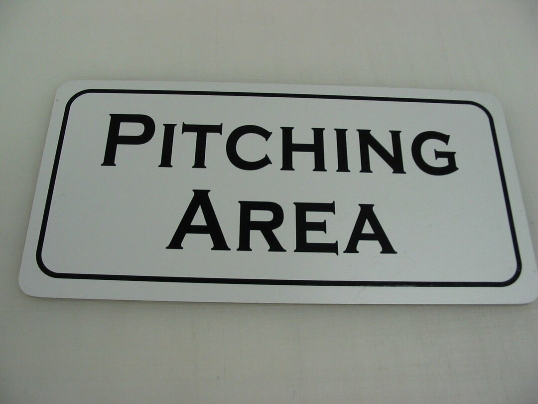 Pitching Area Metal Sign for Golf Course Club Driving Range Baseball - Etsy