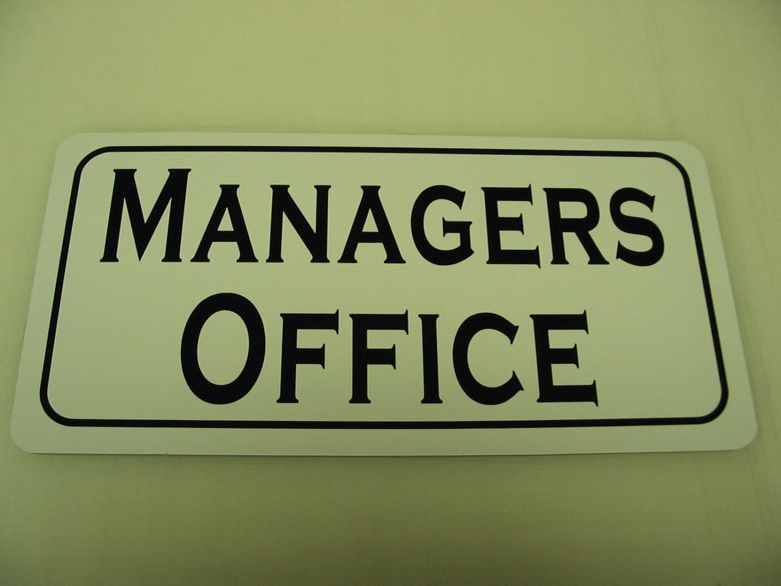 MANAGERS OFFICE Hotel Motel Metal Sign - Etsy