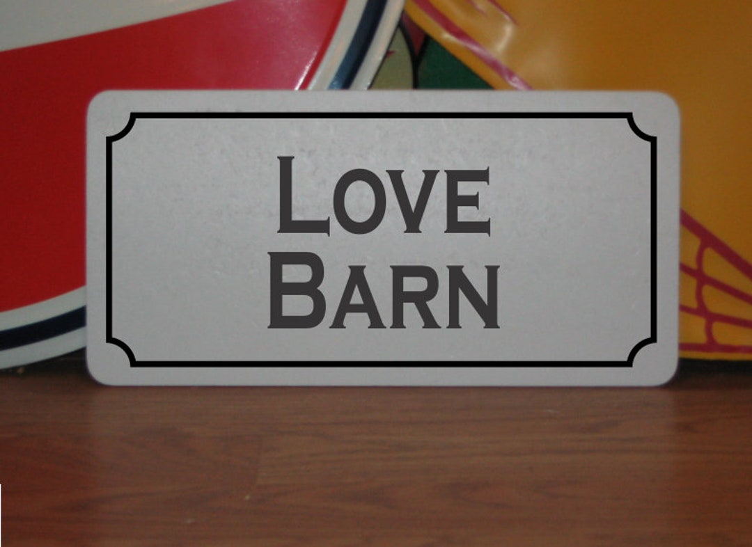 Love Ranch Sign Love Barn Metal Sign - Etsy