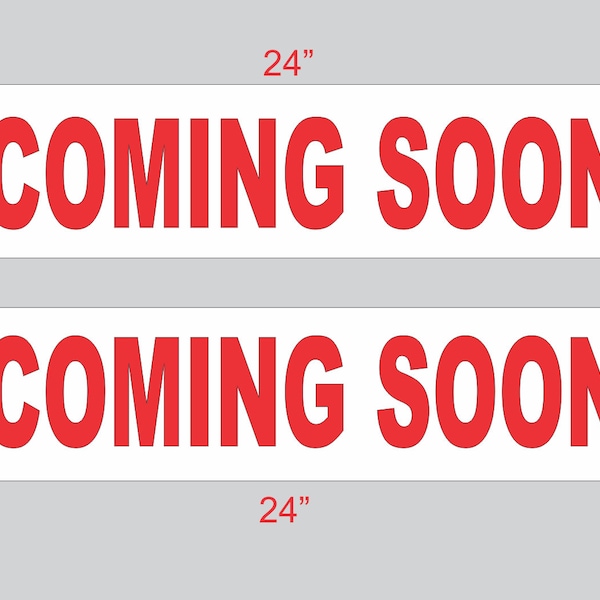 2'x6' New Construction Real Estate Rider Sign - Double Sided Weatherproof Corrugated Plastic