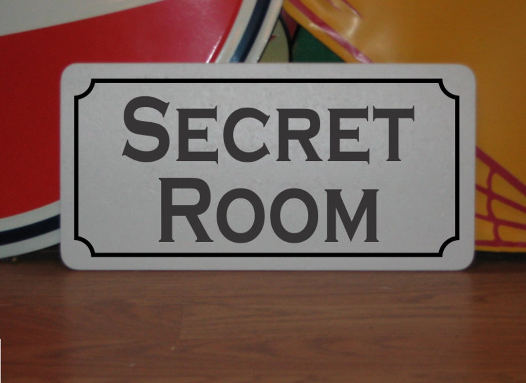 Secret Room Metal Sign - Etsy