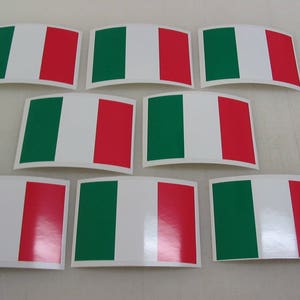 ITALIAN Italy FLAG Car Truck suv Decal Window Bumper Sticker 8